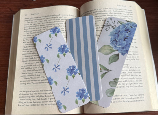 Blue Hydrangea- Bookmarks